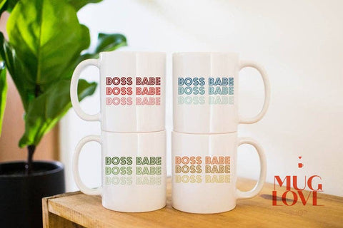 Boss Babe Pink Mug