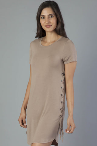 CADENCE SIDE LACEUP S/S DRESS