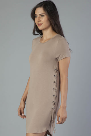 CADENCE SIDE LACEUP S/S DRESS