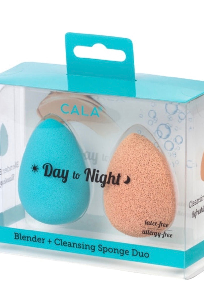 DAY TO NIGHT: BLENDER & CLEANSING SPONGE DUO