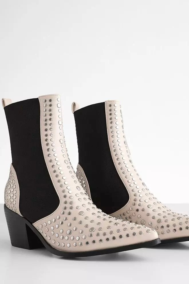 ZSA ZSA STUDDED PULL ON BOOTIE