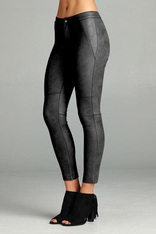 KENDRA SUEDE LEGGINGS