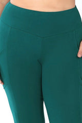 CURVY WIDE WAISTBAND LEGGING WITH POCKETS