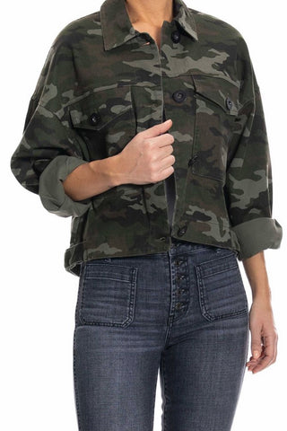 LONG SLEEVE CAMO JACKET