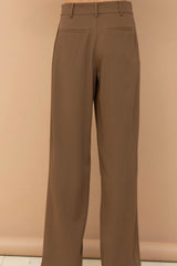 WIDE STRAIGHT LEG DRESS PANTS