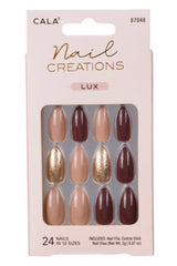 NAIL CREATIONS LUX | STILETTO WARM BROWNS