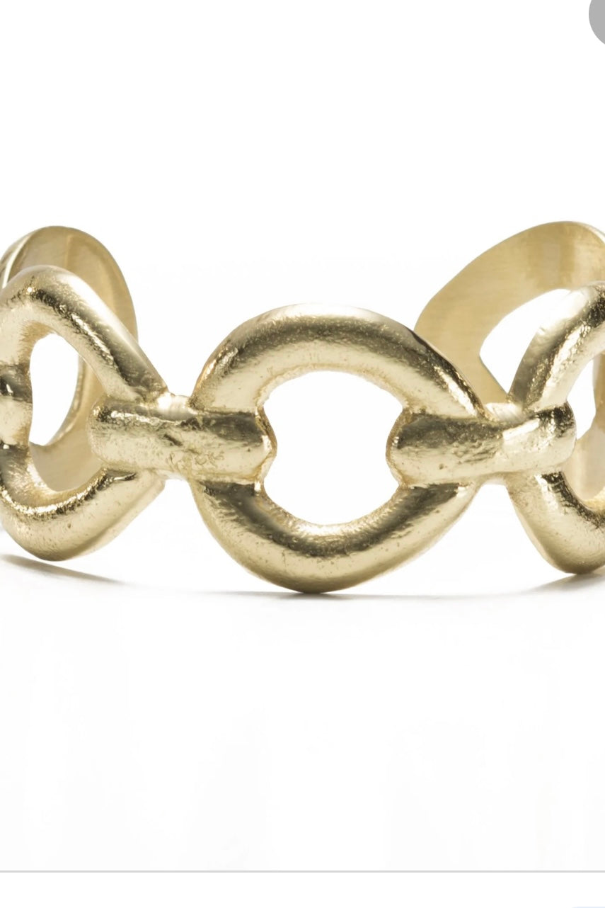 GAYLE FAUX CHAIN LINK CUFF