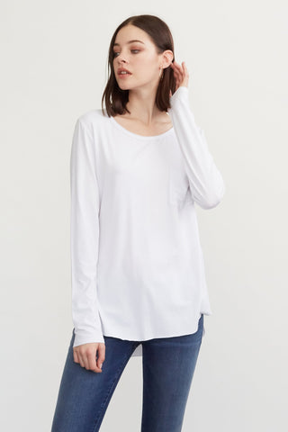 JOSEPHINE ROUND NCK L/S TEE